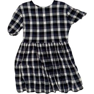 Gingham t shirt dress